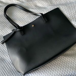 NWOT Women's Soft Faux Leather Tote Shoulder Bag